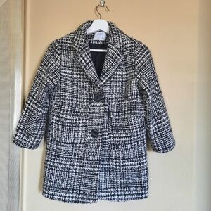 Zara Girls Tweed Wool Blend Jacket Kids